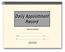 Daily Appointment Record Book Cover