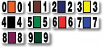 Color-Code Numbers (Roll of 500)