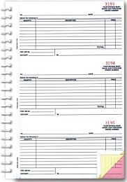 Purchase Order Books 3-Part 7-1/2" x 11"