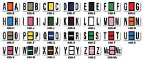 Color-Code Alphabet Labels (Full Set)