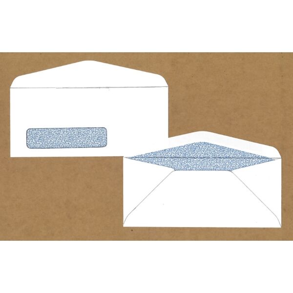 #9 Standard Window Envelopes With Blue Security Tint