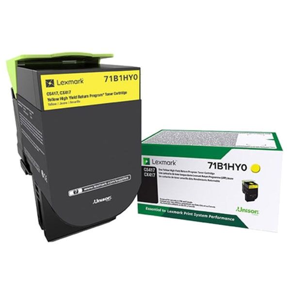 Lexmark CS417, CS517, CX417, CX517 Yellow Toner 3.5K